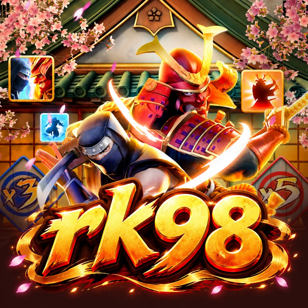 rk98 permainan Ninja Vs Samurai menampilkan karakter ninja dan samurai berhadapan dengan senjata mereka